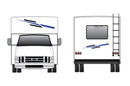 Replacement front & back decals for RV Motorhome Class C (Kit RG15000)