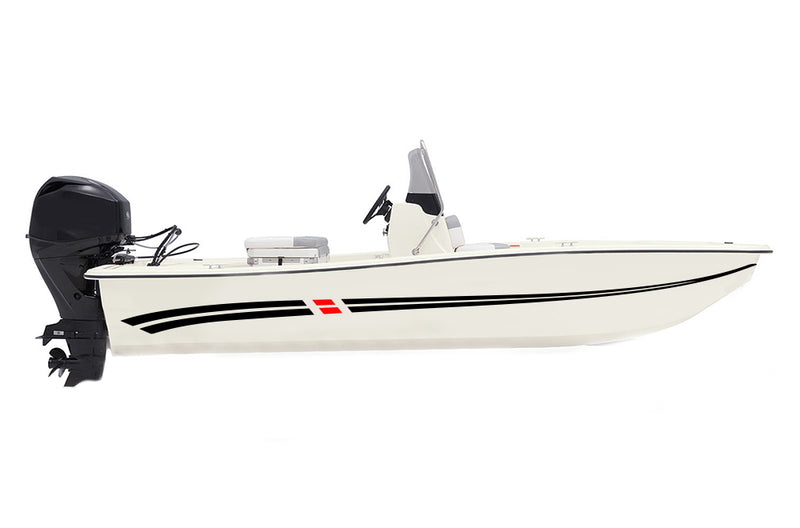 Replacement graphics decals for skiff boat (Kit RG25002)