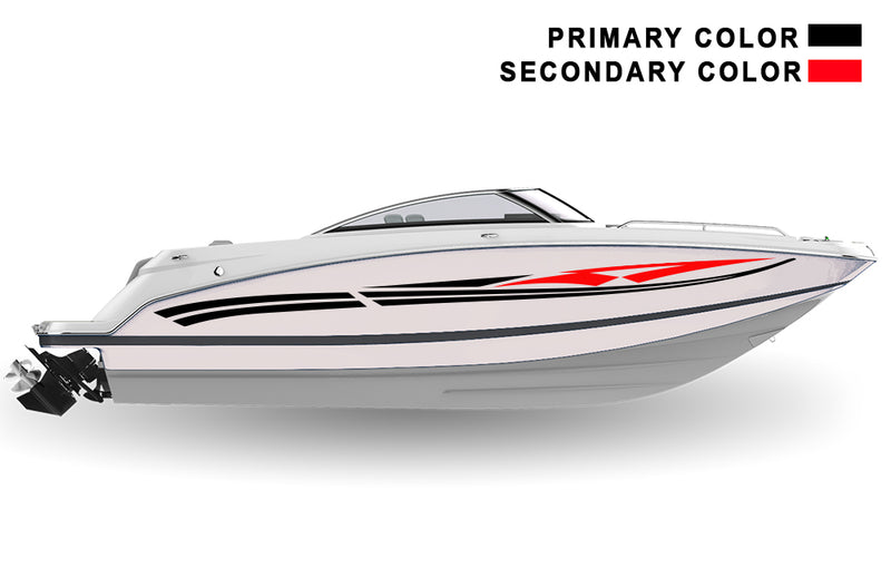 Replacement graphics decals for Bowrider boat (Kit RG25004)