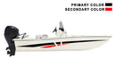 Replacement graphics decals for skiff boat (Kit RG25001)