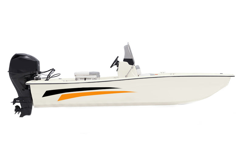 Replacement graphics decals for skiff boat (Kit RG25009)