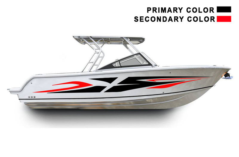 Replacement graphics decals for walkaround boat (Kit RG25003)