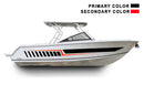 Replacement graphics decals for walkaround boat (Kit RG25005)