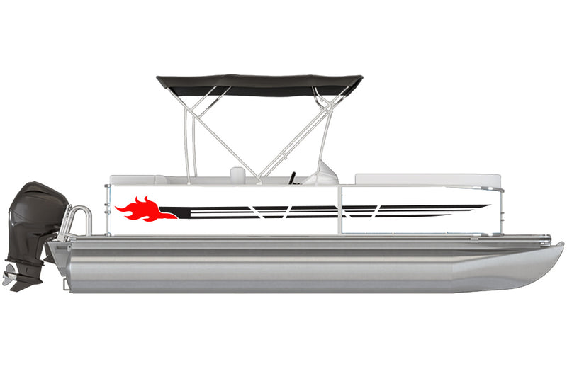 Replacement graphics decals for pontoon boat (Kit RG25006)