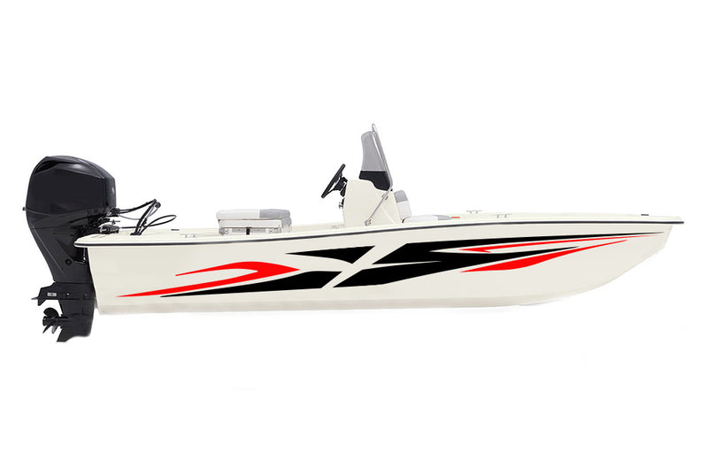 Replacement graphics decals for skiff boat (Kit RG25003)