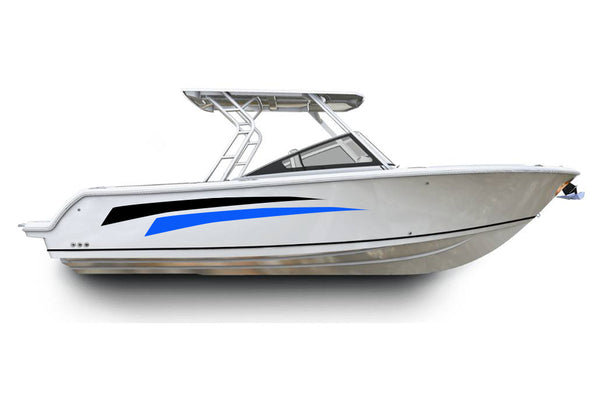 Replacement graphics decals for walkaround boat (Kit RG25009)