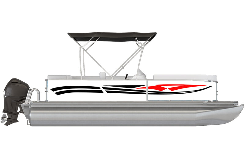 Replacement graphics decals for pontoon boat (Kit RG25004)