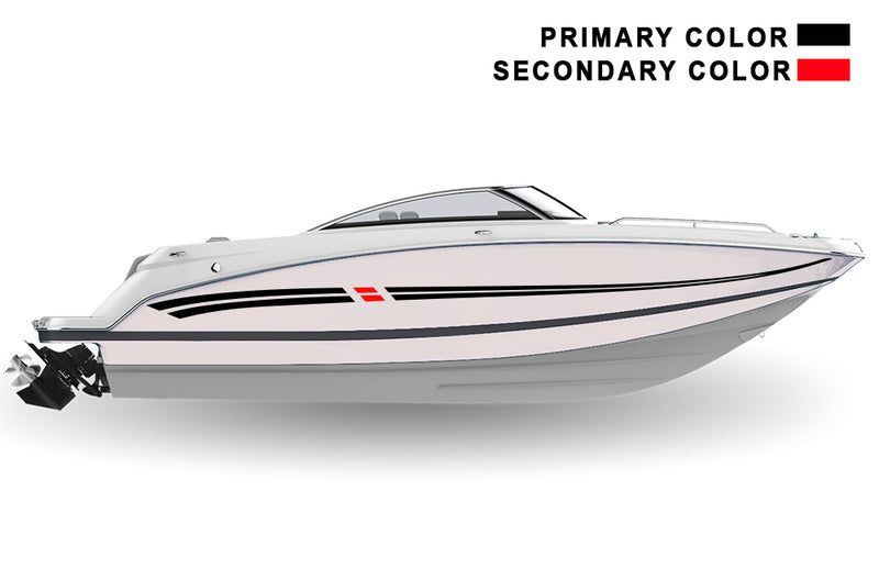 Replacement graphics decals for Bowrider boat (Kit RG25002)