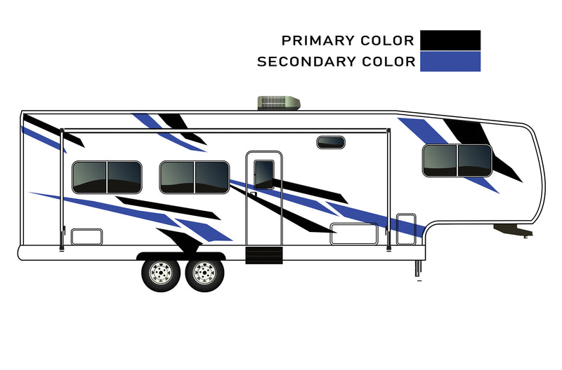 Color Coding Rvs Replacement graphics decals for RVs Fifth-Wheels (kit RG15000)