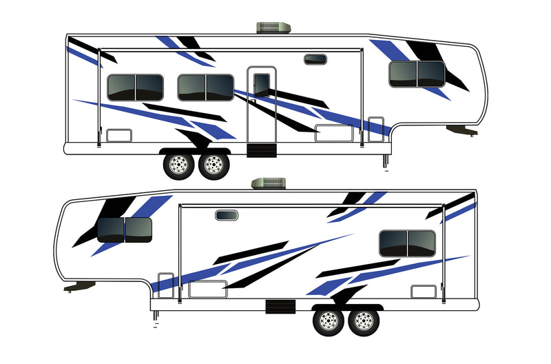 Replacement graphics decals for RVs Fifth-Wheels (kit RG15000)