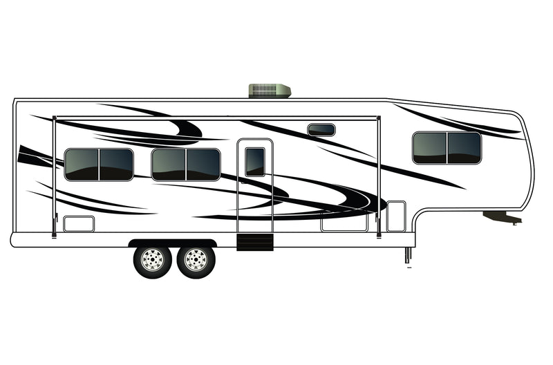 Replacement graphics decals for RVs Fifth-Wheels (kit RG15001)