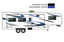Replacement graphics decals for RVs Fifth-Wheels (kit RG15001)