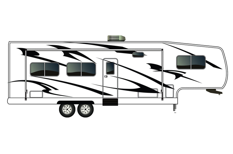 Replacement graphics decals for RVs Fifth-Wheels (kit RG15002)