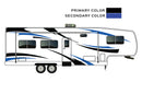 Replacement graphics decals for RVs Fifth-Wheels (kit RG15003)