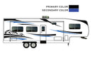 Replacement graphics decals for RVs Fifth-Wheels (kit RG15004)