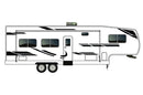 Replacement graphics decals for RVs Fifth-Wheels (kit RG15005)