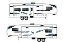 Replacement graphics decals for RVs Fifth-Wheels (kit RG15005)