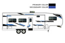 Replacement graphics decals for RVs Fifth-Wheels (kit RG15005)