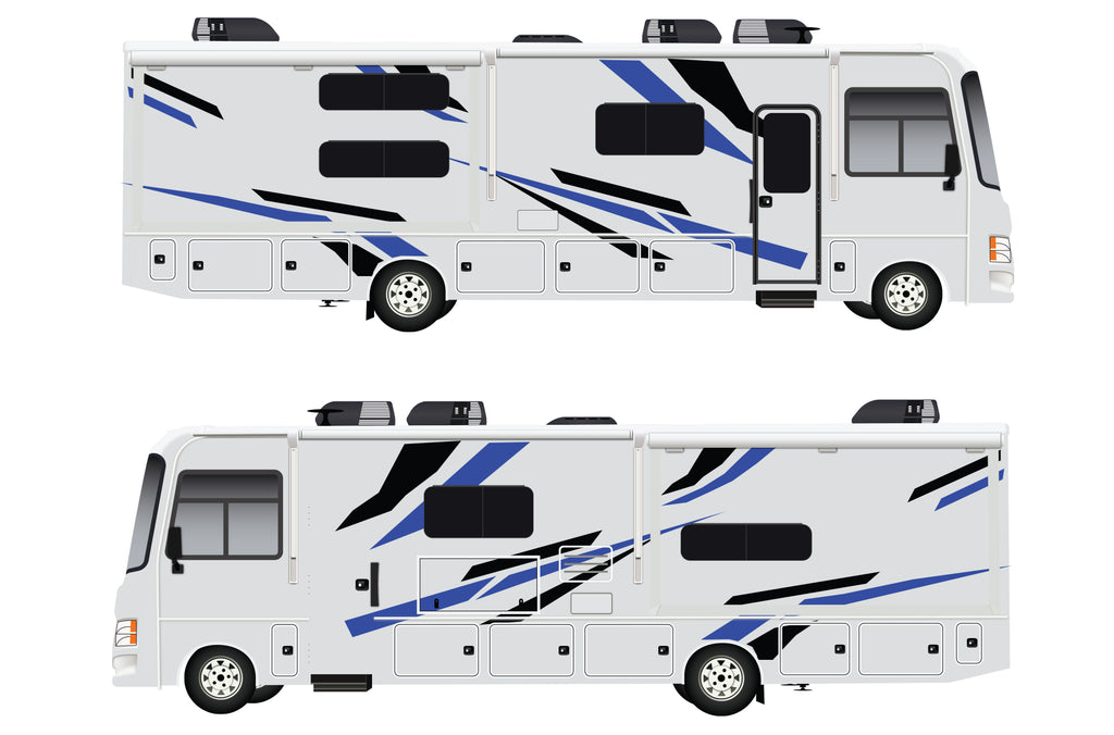 Replacement graphics decals for RVs Motorhome Class A (kit RG15000)