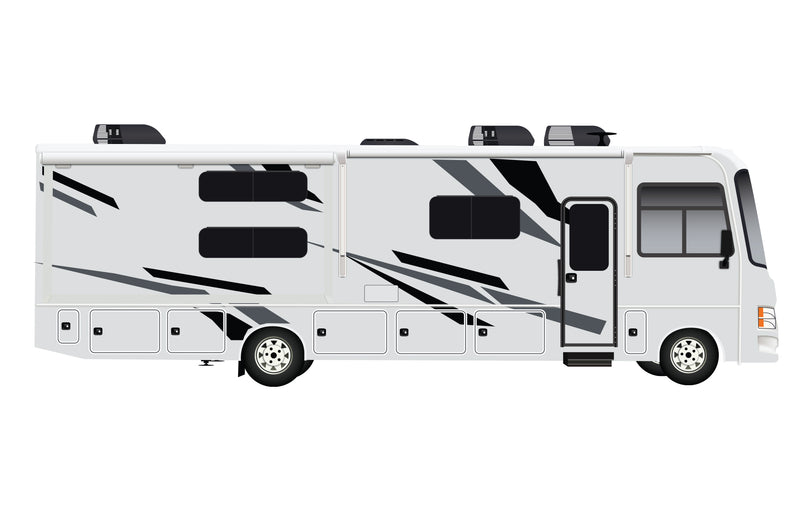 Replacement Rv Graphics Decals Replacement graphics decals for RVs Motorhome Class A (kit RG15000)
