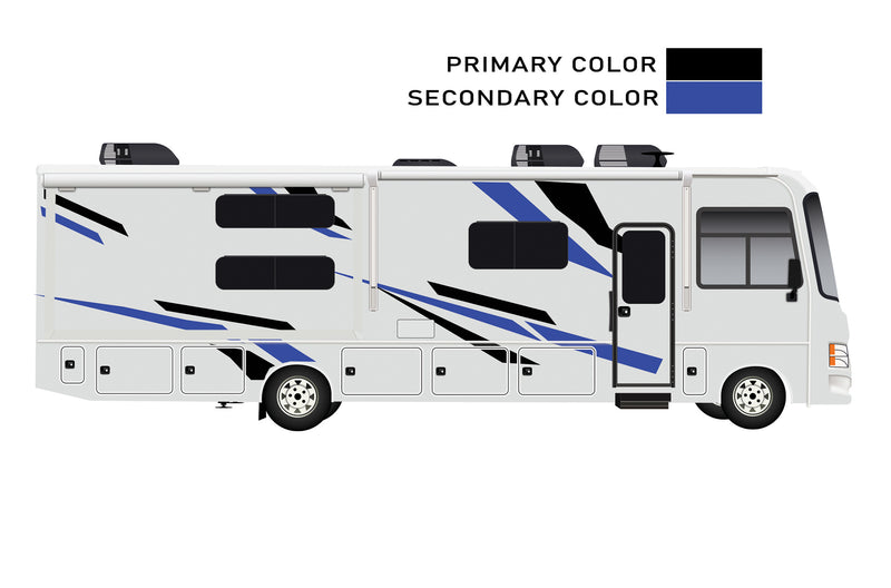 Replacement graphics decals for RVs Motorhome Class A (kit RG15000)