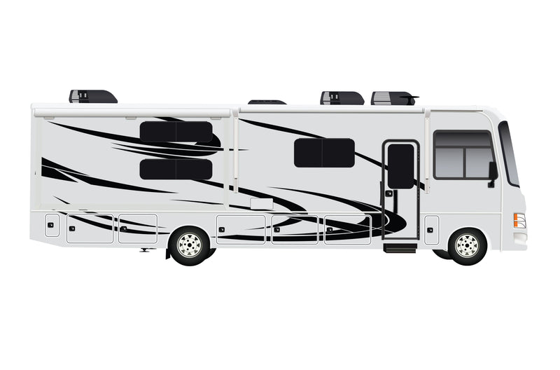 Replacement graphics decals for RVs Motorhome Class A (kit RG15001)