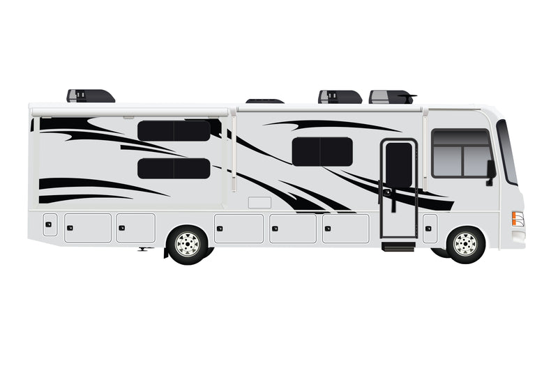 Replacement graphics decals for RVs Motorhome Class A (kit RG15003)