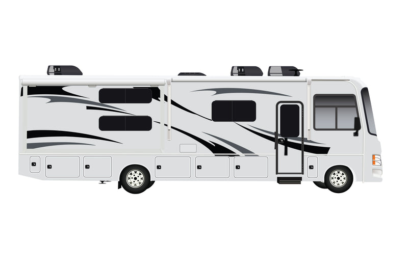 Replacement graphics decals for RVs Motorhome Class A (kit RG15003)