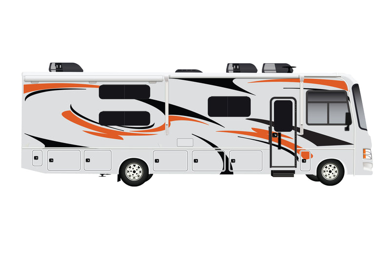 Replacement graphics decals for RVs Motorhome Class A (kit RG15006)