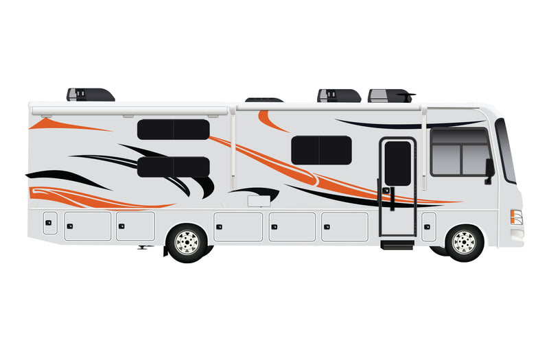 Replacement graphics decals for RVs Motorhome Class A (kit RG15007)