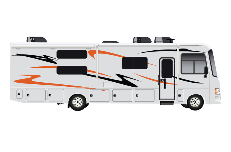 Replacement graphics decals for RVs Motorhome Class A (kit RG15008)