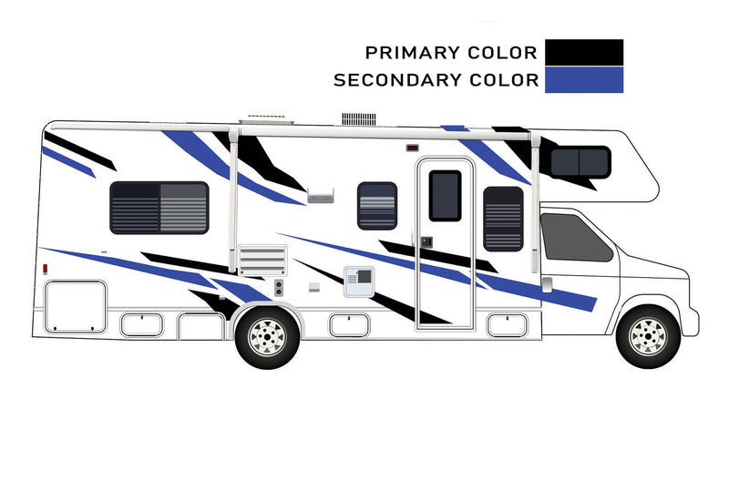 Replacement graphics decals for RVs Motorhome Class C (kit RG15000)