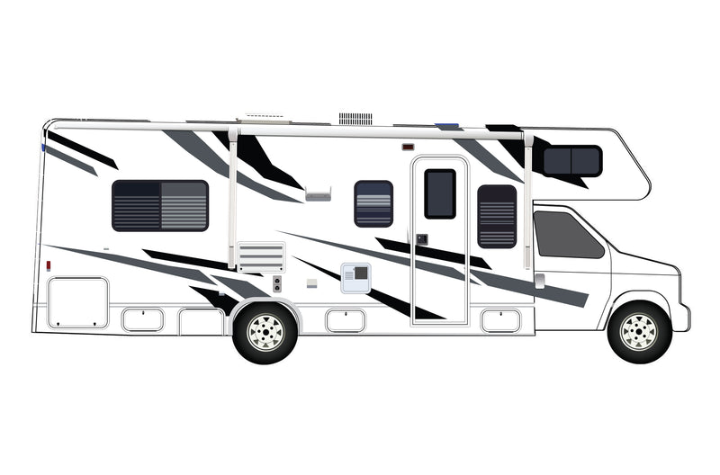 Replacement graphics decals for RVs Motorhome Class C (kit RG15000)