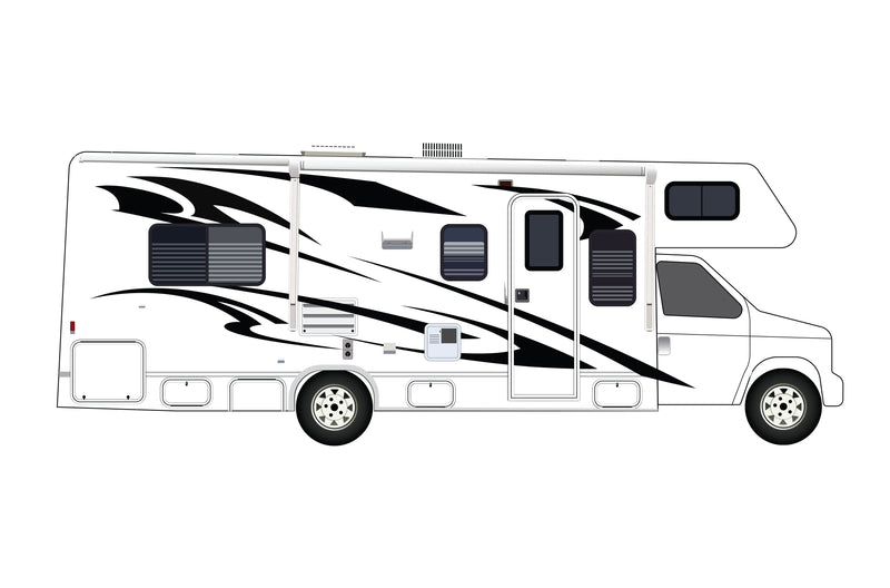 Replacement graphics decals for RVs Motorhome Class C (kit RG15002)