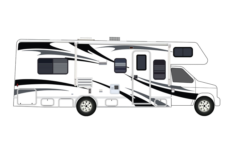 Replacement graphics decals for RVs Motorhome Class C (kit RG15003)