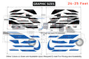 Replacement graphics decals for RVs Motorhome Class C (kit RG15005)
