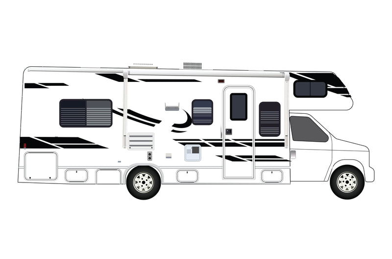 Replacement graphics decals for RVs Motorhome Class C (kit RG15005)