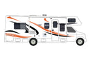 Replacement graphics decals for RVs Motorhome Class C (kit RG15007)