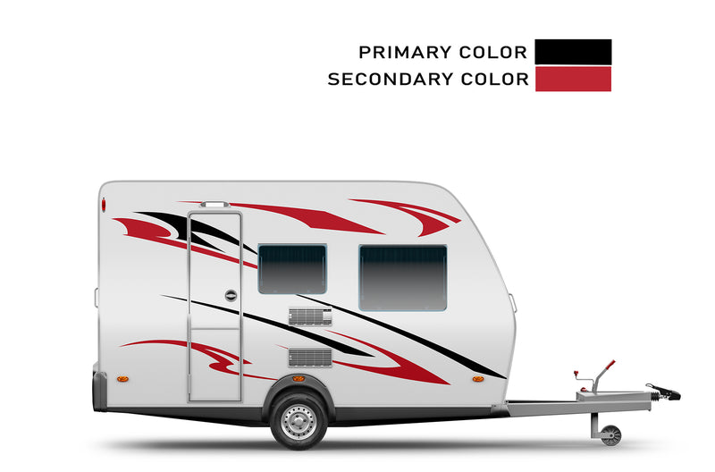 Replacement graphics decals for RVs Small Travel Trailers (kit RG15002)