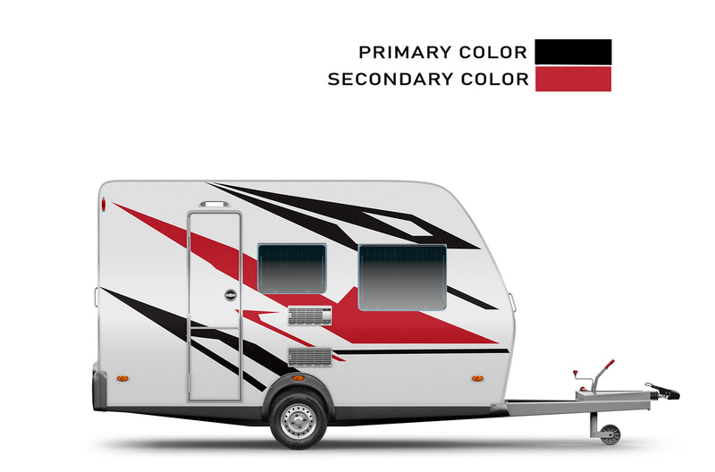 Replacement graphics decals for RVs Small Travel Trailers (kit RG15013)