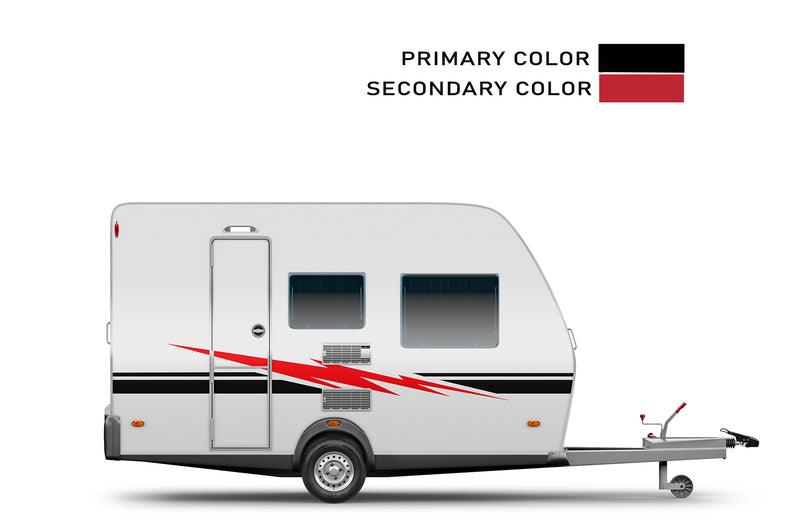 Replacement graphics decals for RVs Small Travel Trailers (kit RG15014)