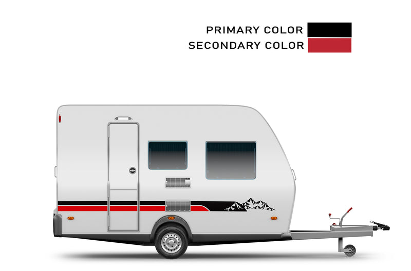 Replacement graphics decals for RVs Small Travel Trailers (kit RG15015)