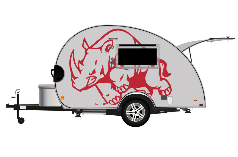 Replacement graphics decals for RVs Teardrop Trailers (kit RG15024)