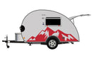 Replacement graphics decals for RVs Teardrop Trailers (kit RG15025)