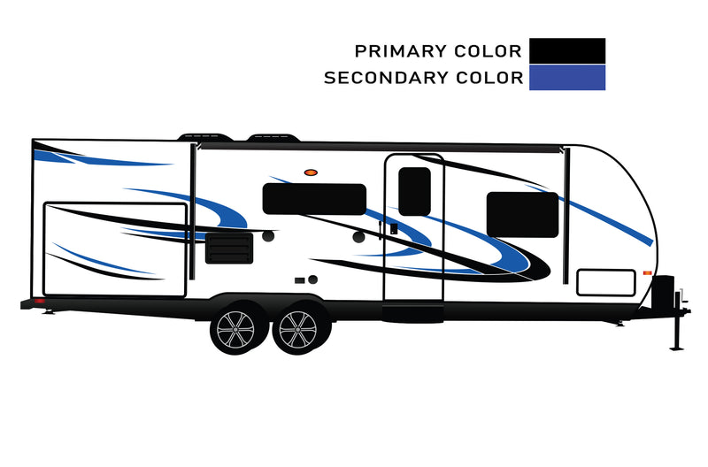 Replacement graphics decals for RVs Toy Haulers (kit RG15001)