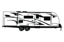 Replacement graphics decals for RVs Travel Trailer (kit RG15002)