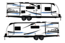 Replacement graphics decals for RVs Travel Trailer (kit RG15004)