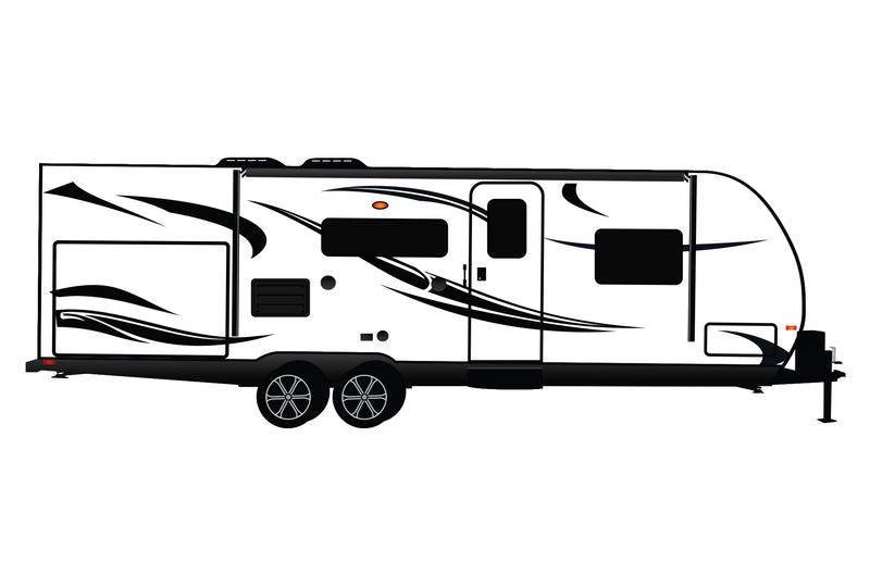 Replacement graphics decals for RVs Travel Trailer (kit RG15006)