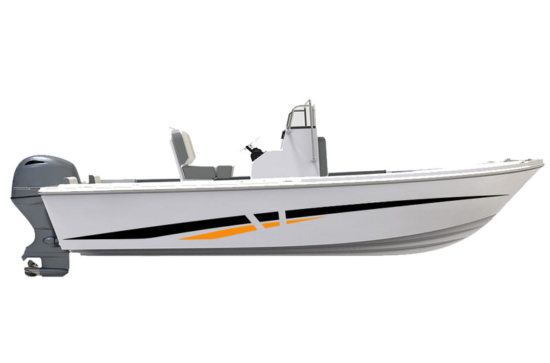 Replacement graphics decals for bay boat (Kit RG25001)