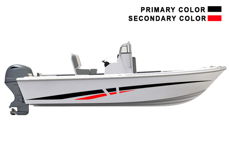 Replacement graphics decals for bay boat (Kit RG25001)